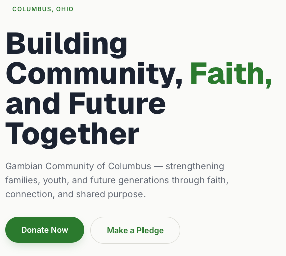 GCC community platform interface preview