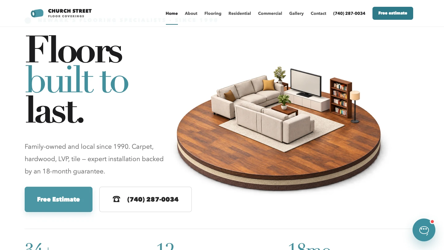 Church Street flooring website opening